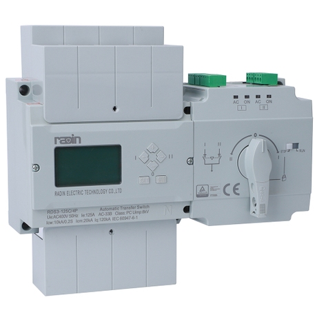 RDS3 Series High-Capacity PC Class Transfer Switch for Industrial Power