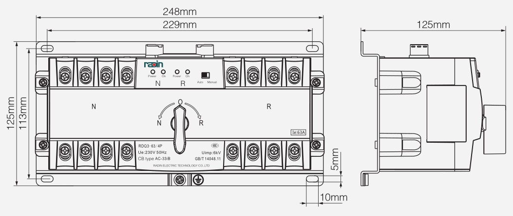 CB Class Transfer Switch