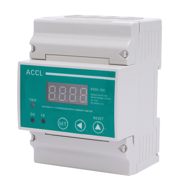 R300 Single Phase Automatic Changeover with Current Limiter