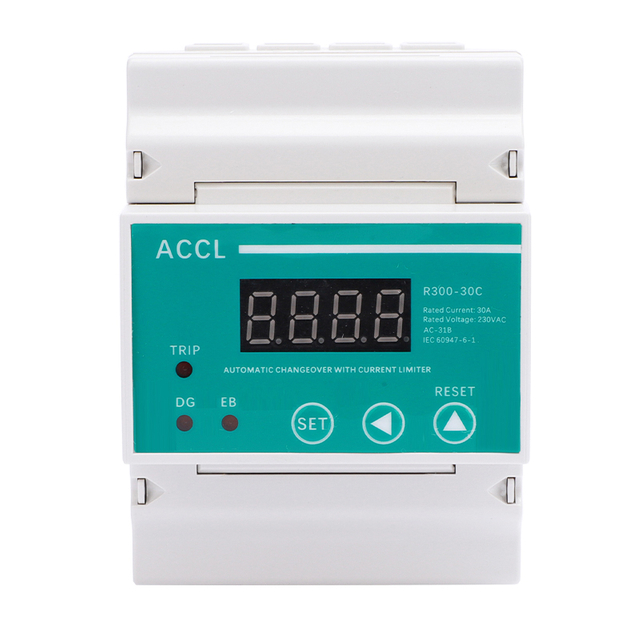 R300 Single Phase Automatic Changeover with Current Limiter