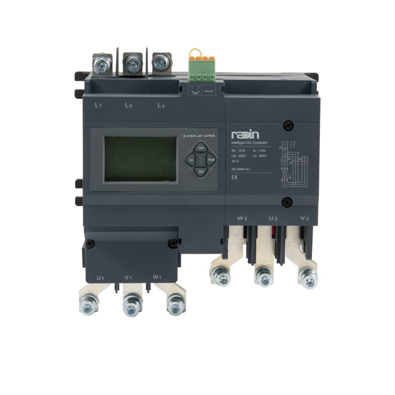 Motor starter wiring diagram and panel installation
